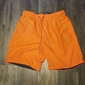 Orange swim trunks